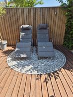 2 x Breez Sora relax stoelen + kussens, Tuin en Terras, Ophalen, Zo goed als nieuw, Aluminium