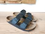 Birkenstock Arizona maat 38 zwart slippers sandalen, Slippers, Zwart, Ophalen of Verzenden, Zo goed als nieuw