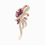 Nieuwe Luxe Bloem Broche. Voor 7,95 Verzendkosten 1,00, Sieraden, Tassen en Uiterlijk, Broches, Ophalen of Verzenden, Nieuw, Goud
