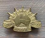 Australisch embleem voor de Bush hoed. Zeldzaam., Ophalen of Verzenden, Landmacht, Nederland, Embleem of Badge