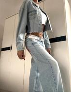 Cropped spijkerjas met franjes NIEUW, Kleding | Dames, Maat 38/40 (M), Only, Blauw, Nieuw