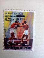 Zaïre Postzegel: M. Ali - G. Foreman, Kinshasa 1974, Ophalen, Gestempeld, Sport
