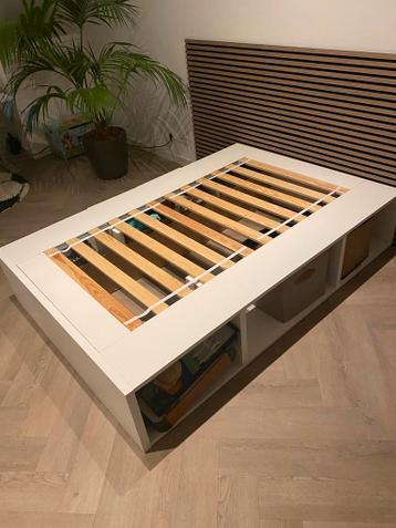 IKEA Kinderbed 160x200 met matras en topper - afbeelding 4