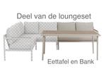 Nieuwe Loungebank en tafel uit de loungeset Noe (Intratuin), Tuin en Terras, Loungeset, Bank, Ophalen, 2 zitplaatsen