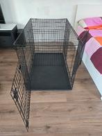 Hondenbench zwart, Dieren en Toebehoren, Hondenbenches, Ophalen, Gebruikt