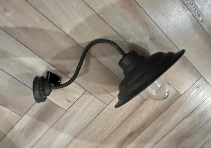 Nyche buitenlamp, wall verlichting brons 220V, Old Barn, Huis en Inrichting, Lampen | Wandlampen, Nieuw, Metaal, Ophalen of Verzenden
