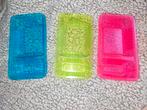 6 friet/patat bakjes 18x9.5cm plastic, Ophalen, Overige materialen, Overige stijlen, Schaal of Schalen
