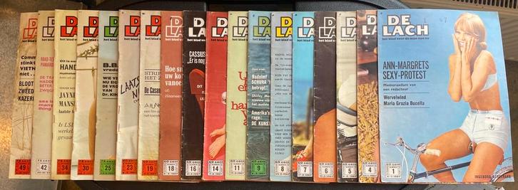 17x De Lach tijdschriften – bijna complete jaargang 1969, Boeken, Tijdschriften en Kranten, Gelezen, Ophalen of Verzenden