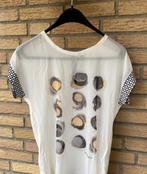 Poools top shirt ecru gebroken wit met print 38 nieuw, Kleding | Dames, Nieuw, Maat 38/40 (M), Wit, Poools