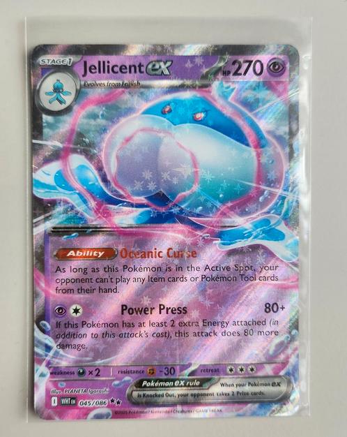 Jellicent ex 045 White Flare NM, Hobby en Vrije tijd, Verzamelkaartspellen | Pokémon, Nieuw, Losse kaart, Foil, Ophalen of Verzenden