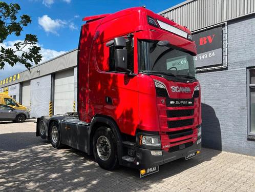 Scania S520 V8 NGS A6X2NB Full air 295 wheelbase hydrauliks, Auto's, Vrachtwagens, Particulier, Te koop, ABS, Airconditioning