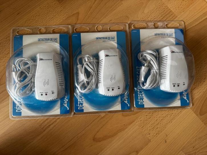 3x Avidsen gasdetector REF 610343 met sirene | Nieuw geseald, Doe-het-zelf en Verbouw, Alarmsystemen, Nieuw, Detector, Sensor of Melder