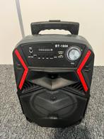 Draagbare Bluetooth Speaker BT-1808 met verlichting, Ophalen of Verzenden, Zo goed als nieuw