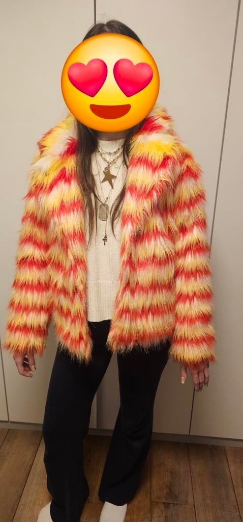 Oeteldonk Bontjas - Zo goed als nieuw!, Ophalen, Carnaval, Zo goed als nieuw, Kleding