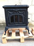 Supermooie Houtkachel (Zijlader) met Raampjes, Huis en Inrichting, Kachels, Gebruikt, Houtkachel, Ophalen of Verzenden, Vrijstaand
