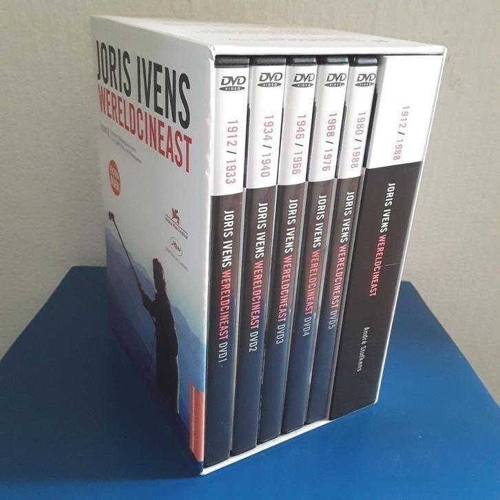 NIEUW  Joris Ivens Wereldcineast 5 DVD-box + extra boek, Cd's en Dvd's, Dvd's | Documentaire en Educatief, Ophalen of Verzenden