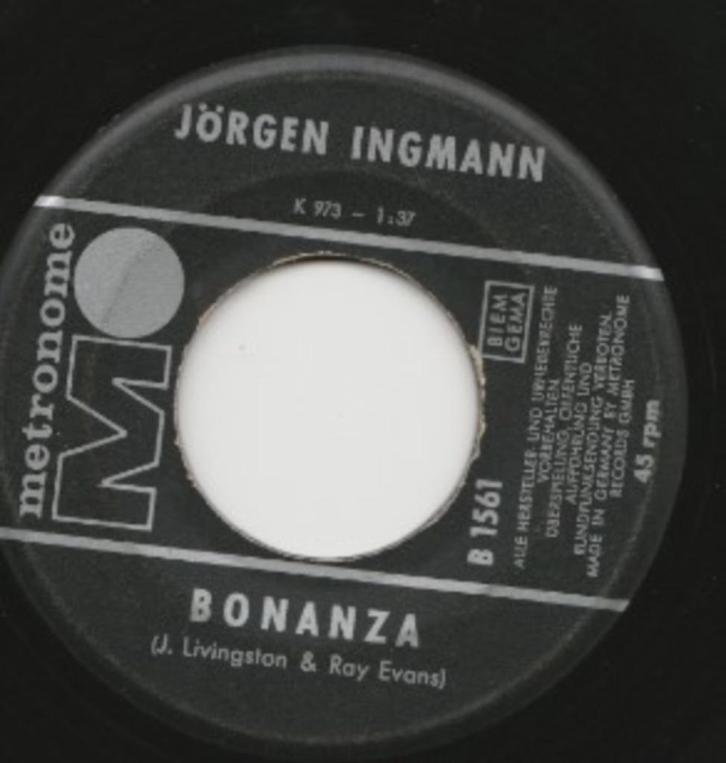 Jörgen Ingmann - Bonanza & Der Dritte Mann /Harry Lime Theme, Cd's en Dvd's, Vinyl Singles, Gebruikt, Pop, Ophalen