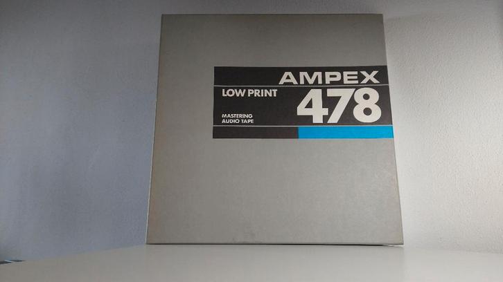 AMPEX 478 Mastering Low Print Spoel bandrecorder Tape Reel, Audio, Tv en Foto, Bandrecorders, Onderdeel, Ophalen