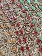 Kleurrijk kralengordijn, Gebruikt, 100 tot 150 cm, Overige kleuren, 50 tot 100 cm