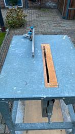 Zaagtafel. Blad in hoogte verstelbaar, Ophalen, Gebruikt