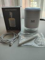 H2O Humidifier Led Light multicolor compleet met toebehoren, Ophalen of Verzenden, Zo goed als nieuw, Luchtbevochtiger