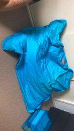 Blauwe zitzak, Huis en Inrichting, Zitzakken, Ophalen, Zo goed als nieuw, Blauw