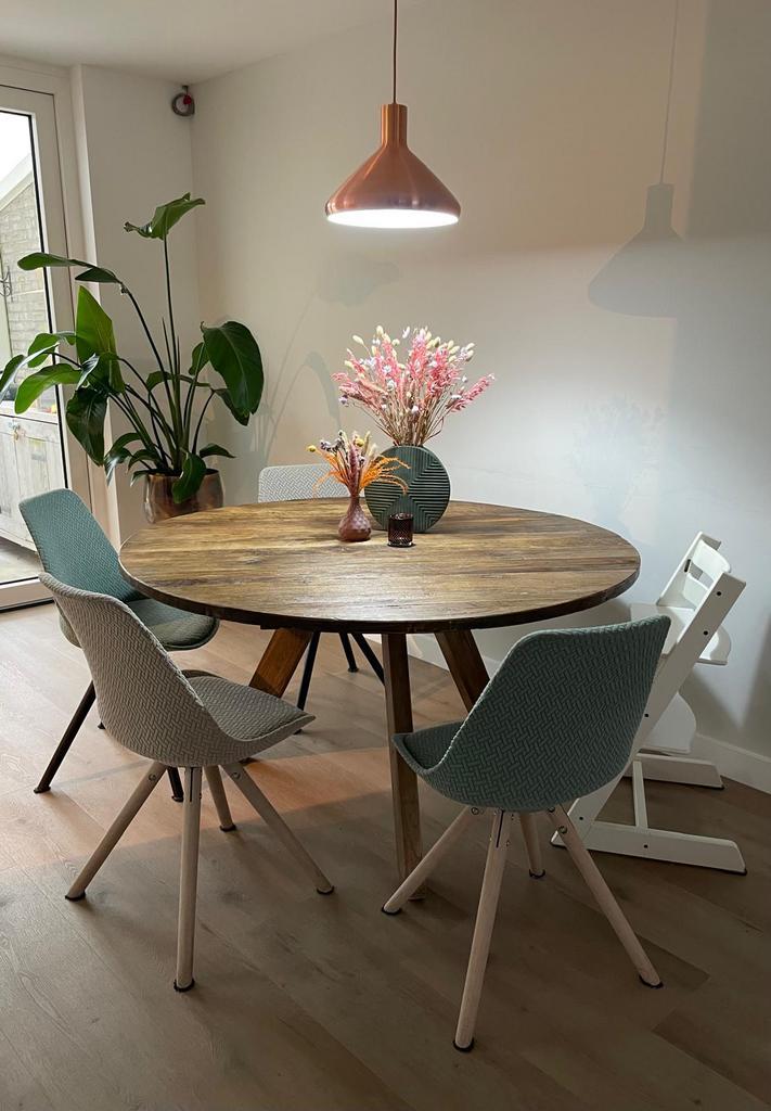 BePureHome Tondo Eettafel Ø 140 cm, Huis en Inrichting, Tafels | Eettafels, Zo goed als nieuw, 100 tot 150 cm, 100 tot 150 cm