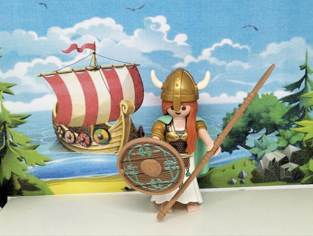 NIEUW VIKINGVROUW, Kinderen en Baby's, Speelgoed | Playmobil, Ophalen of Verzenden, Nieuw
