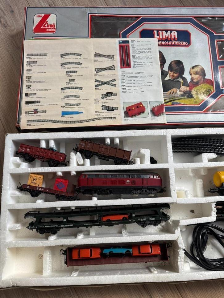 LIMA model trein vintage uit 1978, Hobby en Vrije tijd, Modeltreinen | H0, Zo goed als nieuw, Overige typen, Gelijkstroom, Lima