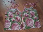 Tweeling meisjes bloemen topjes maat 116., Ophalen of Verzenden, Zo goed als nieuw