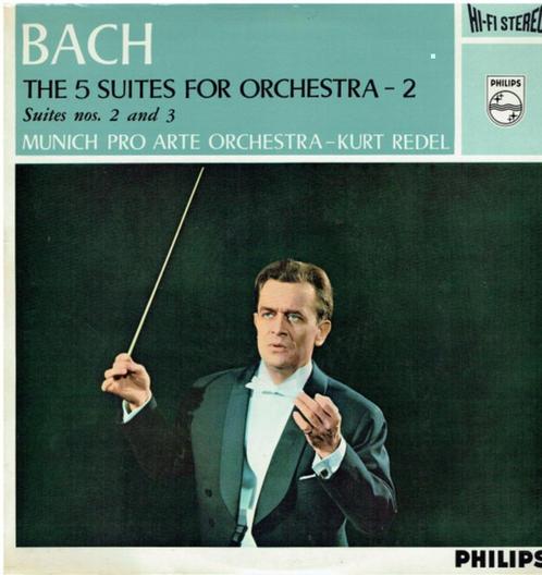 Bach Pro Arte Kurt Redel ‎The 5 Suites Philips HIFI Stereo, Cd's en Dvd's, Vinyl | Klassiek, Barok, Overige typen, Ophalen of Verzenden
