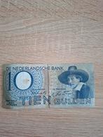 10 guldenbiljet 1943, Postzegels en Munten, Bankbiljetten | Nederland, Ophalen of Verzenden, 10 gulden