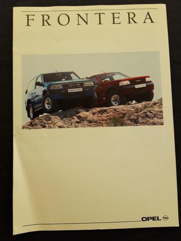 Folder Opel Frontera 1992 - Nederlands beschikbaar voor biedingen