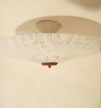 Jaren 50 60 vintage plafondlamp - vintage mid century design, Gebruikt, -, -, Ophalen of Verzenden