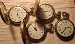 4 verschillende zakhorloges met dezelfde decoratie, Sieraden, Tassen en Uiterlijk, Horloges | Heren, Ophalen, Zo goed als nieuw