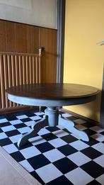 Wijntafel salontafel eikenhout antiek brocante, Ophalen