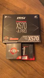 Upgrade set – MSI X570-A PRO + Ryzen 9 5900X + 16GB DDR4 RAM, Computers en Software, 8 GB, Ophalen of Verzenden, Zo goed als nieuw