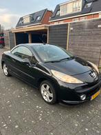 Peugeot 207 1.6 16V CC 88KW 2007 Zwart, Auto's, Peugeot, Voorwielaandrijving, 15 km/l, 4 cilinders, Cabriolet