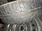 Winterbanden met stalenvelg 185/60/R15/T88, Auto-onderdelen, Banden en Velgen, Ophalen, Gebruikt, 15 inch, Banden en Velgen