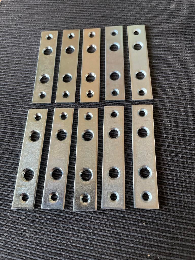 Koppelplaatjes 1,5x7,5cm - per 10 stuks, Doe-het-zelf en Verbouw, Hout en Planken, Ophalen, Minder dan 25 mm, Overige typen, Nieuw