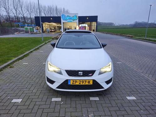 Seat Leon 2.0 TSI 290PK Dsg-6 2016 Wit, Auto's, Seat, Particulier, Leon, Adaptive Cruise Control, Airbags, Airconditioning, Bluetooth