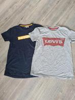 Set van 2 T-shirts Maat 16/176, Gebruikt, Verzenden, Shirt of Longsleeve, Levi's