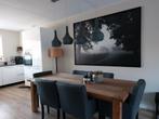 Mooie grote houten teaktafel, Ophalen, Gebruikt, 50 tot 100 cm, Vijf personen of meer