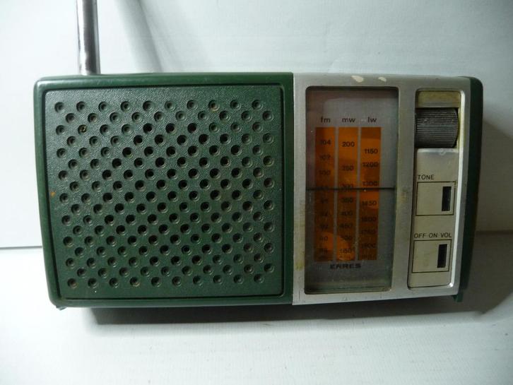 Erres Rs 1224 transistorradio FM/MW/LW. Verzenden kan ook, Audio, Tv en Foto, Radio's, Niet werkend, Transistorradio, Ophalen