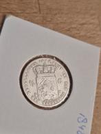 Zilveren halve gulden Willem II 1848, ½ gulden, Verzenden, Zilver, Losse munt