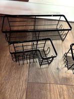 bathroom shelves (set of 3), Ophalen of Verzenden, Zo goed als nieuw, Zwart, Overige typen