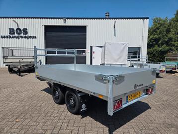 Nieuwe degelijke Syma 2000kg Plateauwagens 3.10x1.55 Voorrek beschikbaar voor biedingen