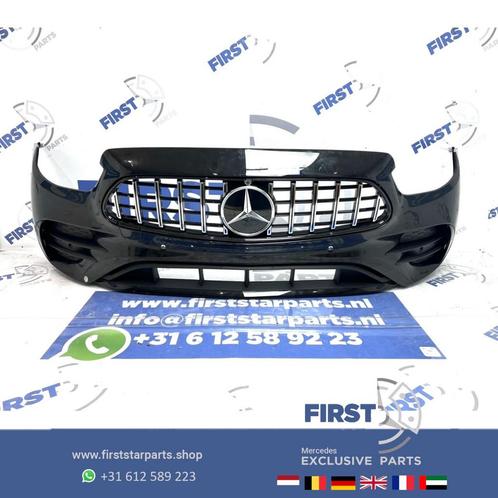 W213 W238 E43 E53 FACELIFT AMG VOORBUMPER ZWART WIT GRIJS  E, Auto-onderdelen, Carrosserie en Plaatwerk, Bumper, Mercedes-Benz