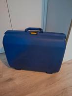 Samsonite Koffer - Blauw, Gebruikt, Hard kunststof, Slot, 45 tot 55 cm