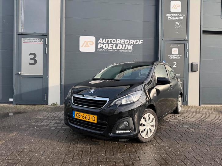 Peugeot 108 1.0 E-vti 72pk 5D 2018 Zwart Airco Nap, Auto's, Peugeot, Bedrijf, ABS, Airbags, Airconditioning, Centrale vergrendeling
